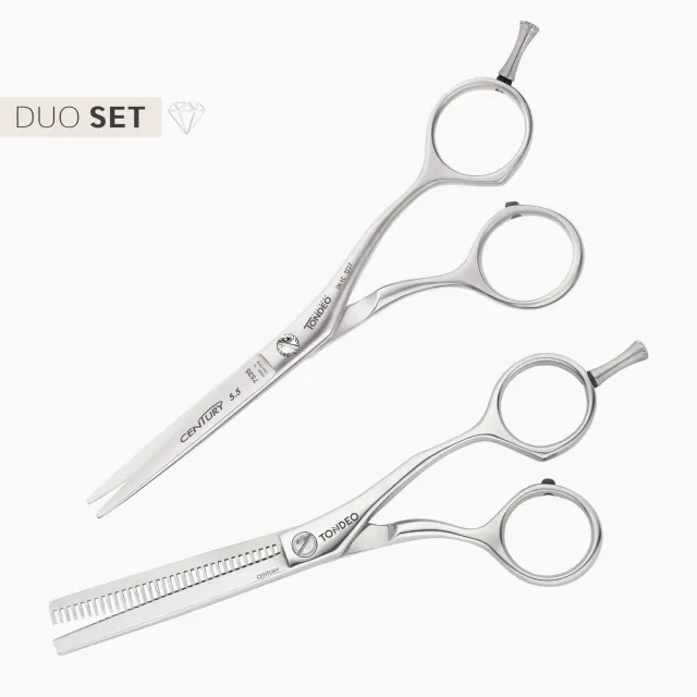 Tondeo Century Duo Offset Scheren-Set Slice 5,5 + 5,75 36 Zähne