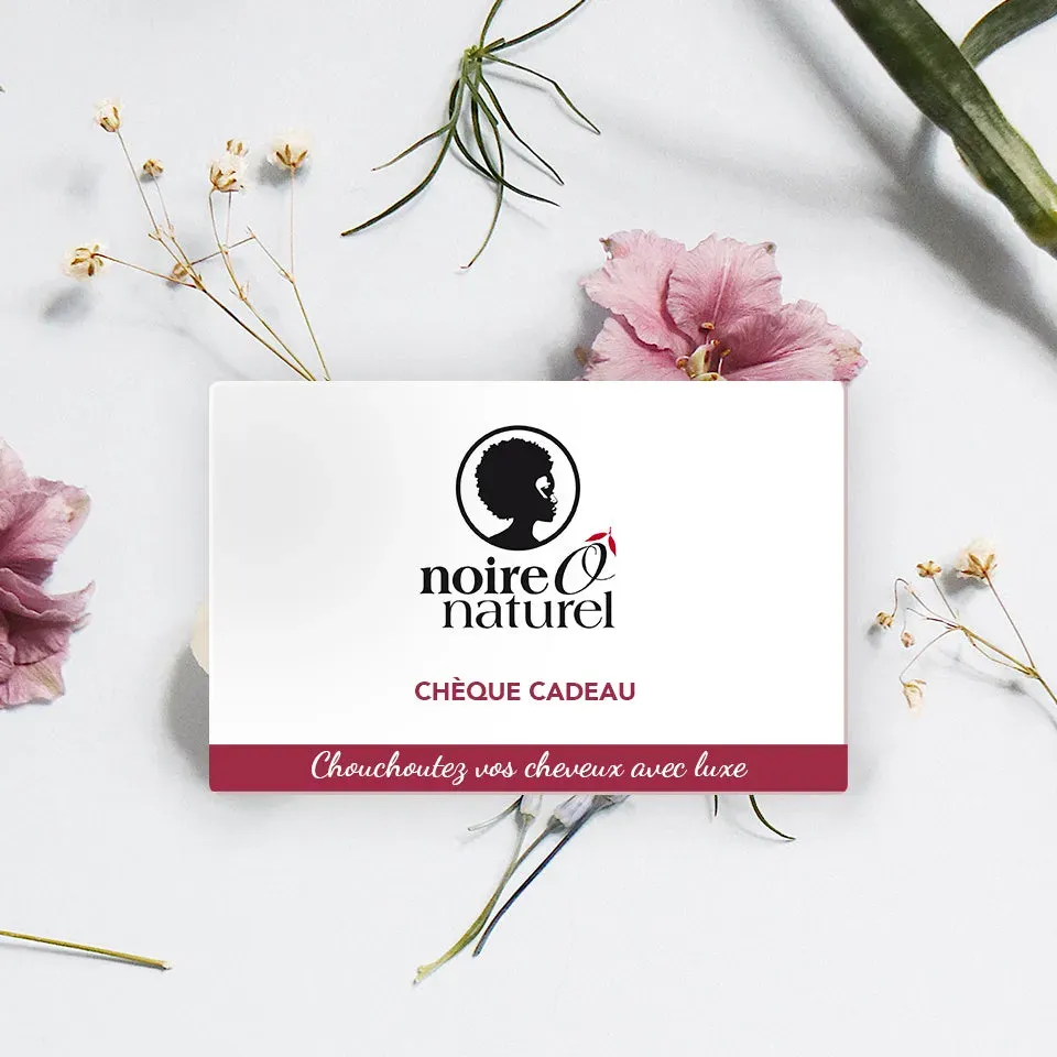 Noireônaturel digitale Geschenkkarte Gutschein 25 € Bio-Kosmetik