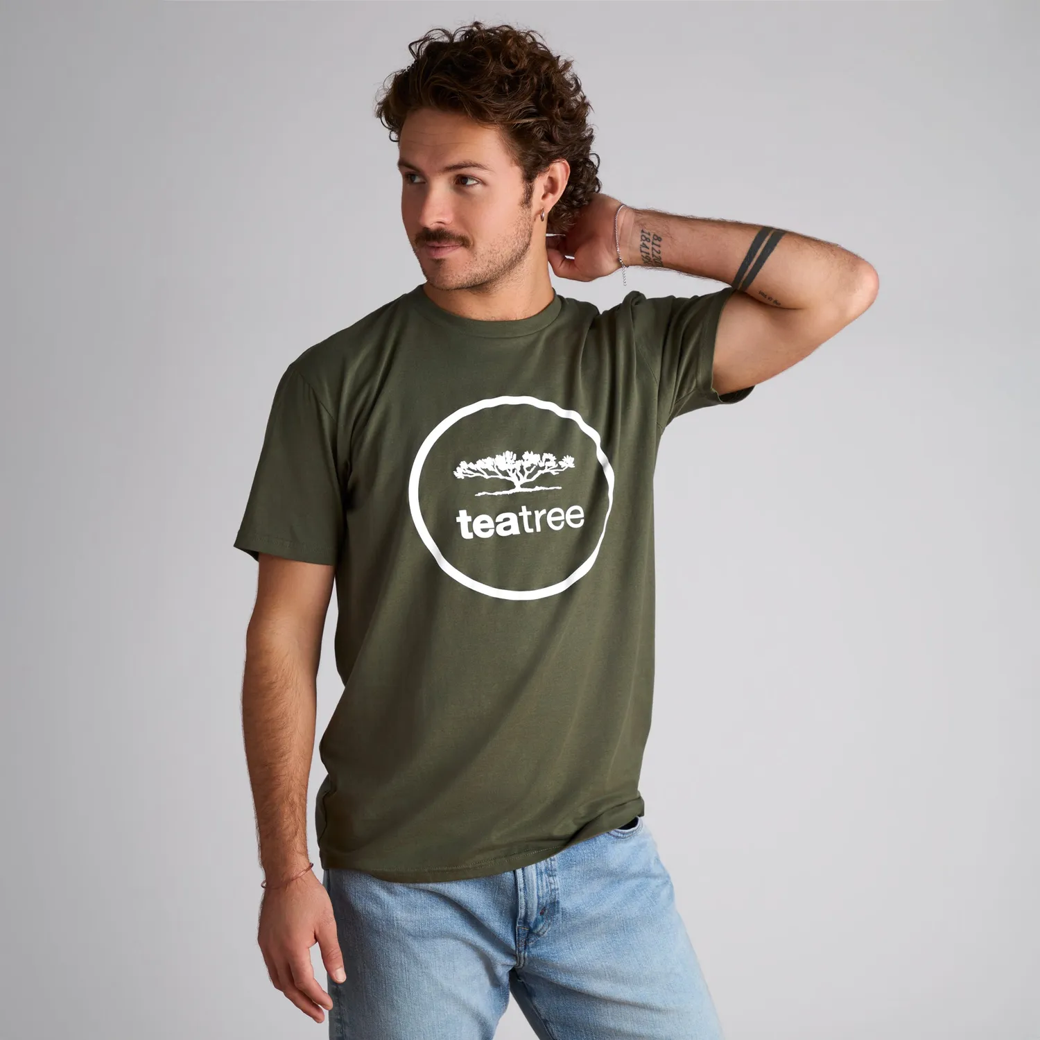 Paul Mitchell Tea Tree T-Shirt M Graphic Baumwolle