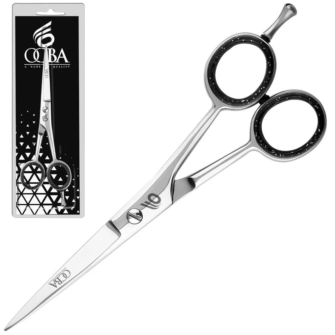OCBA Friseurschere Edelstahl präziser Schnitt