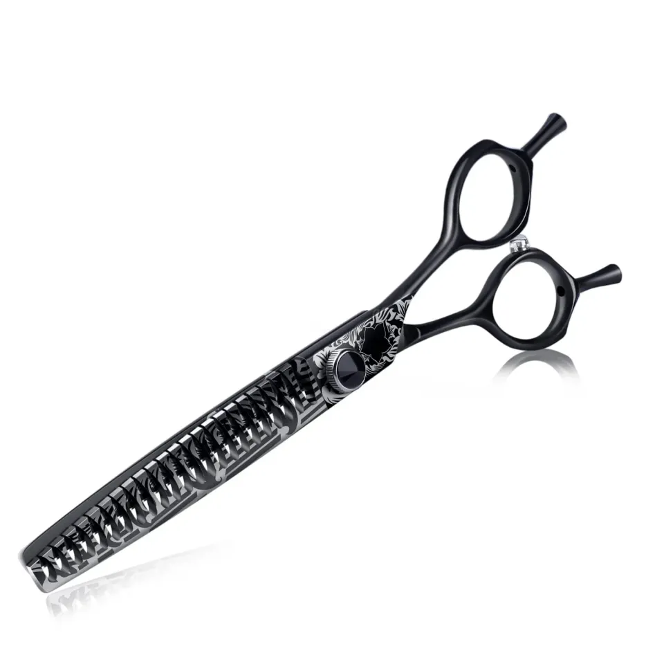 Jason 7 Zoll Effilierschere Hundeschere 23 Zähne 440C