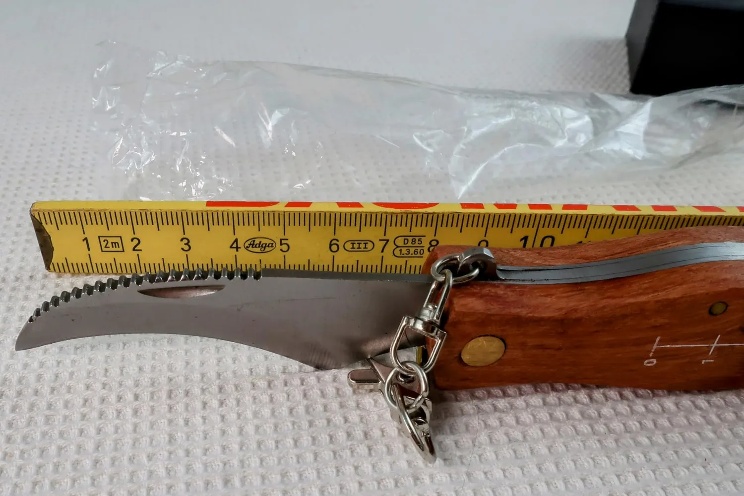Jason Pilzmesser mit Bürste Set 2 Stück Klappmesser Holzgriff