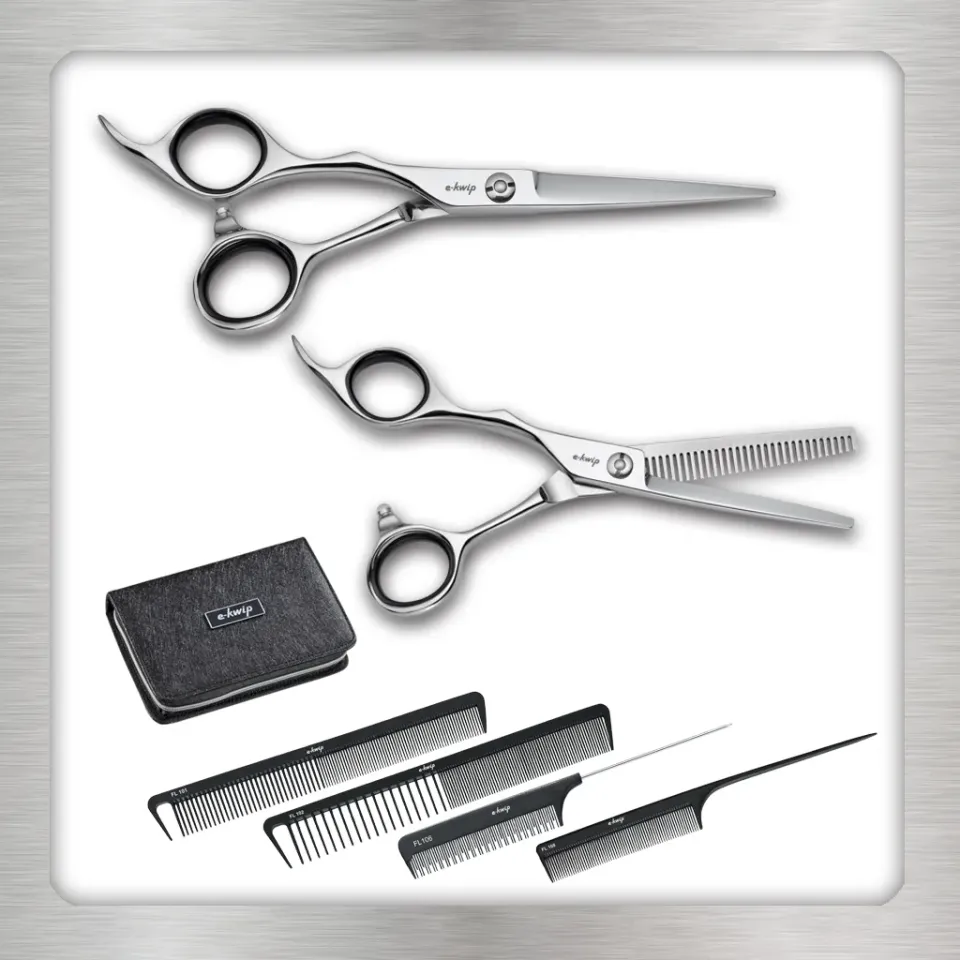 e-kwip Starter Set 2.0 Scheren-Set Linkshand 5,5 Zoll