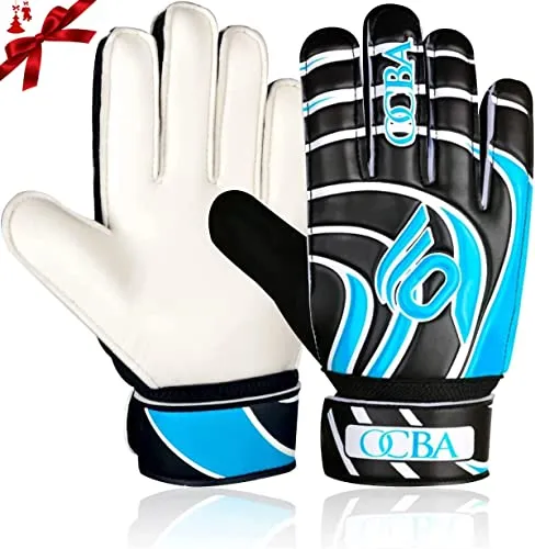 OCBA Torwarthandschuhe Kinder Fingerschutz Grip