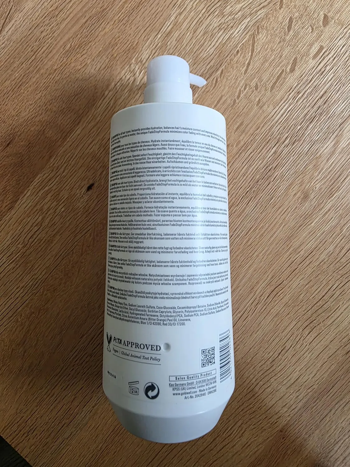 Goldwell Dualsenses Pure Hydration Shampoo 1 l Feuchtigkeit