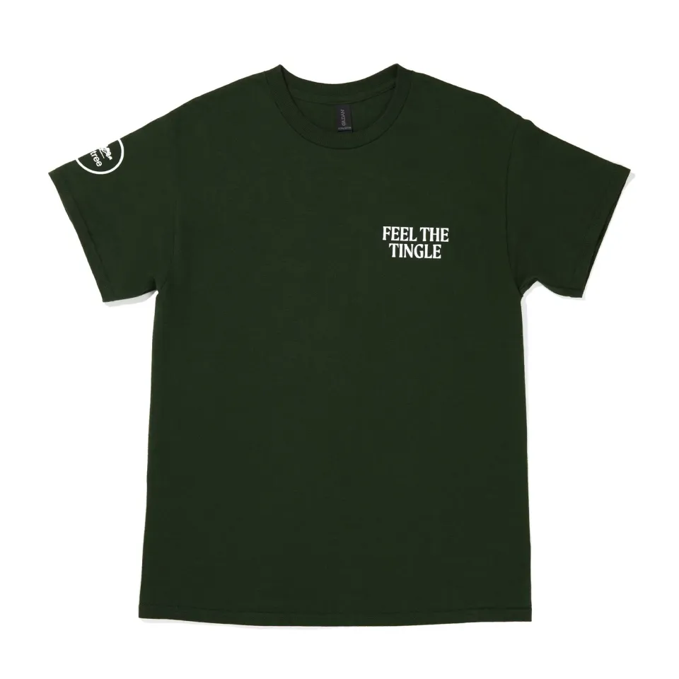 Paul Mitchell Tea Tree Feel the Tingle T-Shirt dunkelgrün