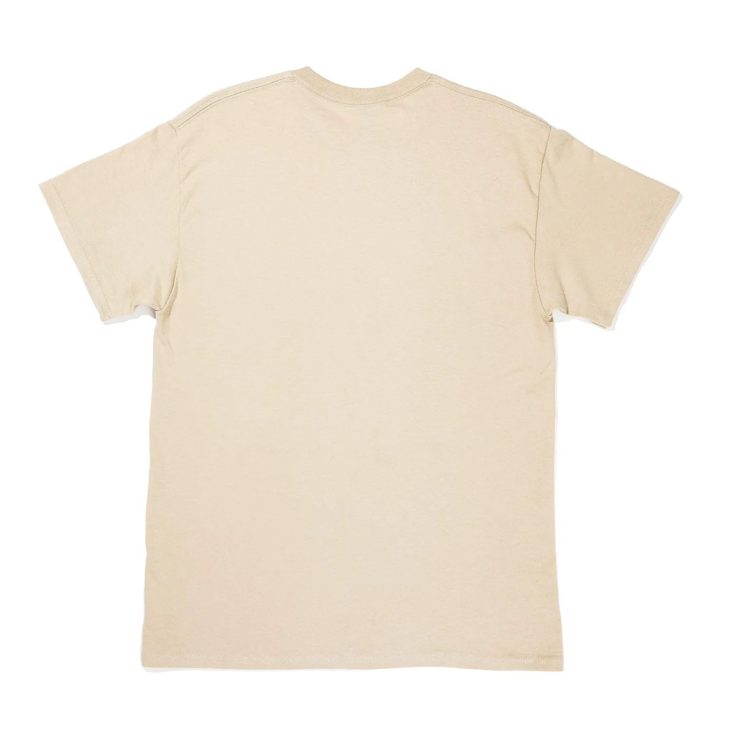 Paul Mitchell Logo T-Shirt sandfarben Crewneck