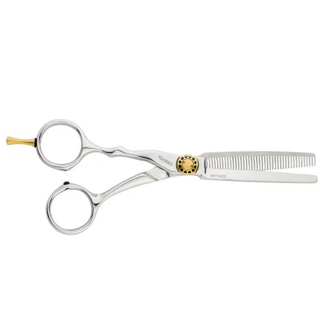 TONDEO MYTHOS WAVE Modellierschere Links 36 Zähne Gold