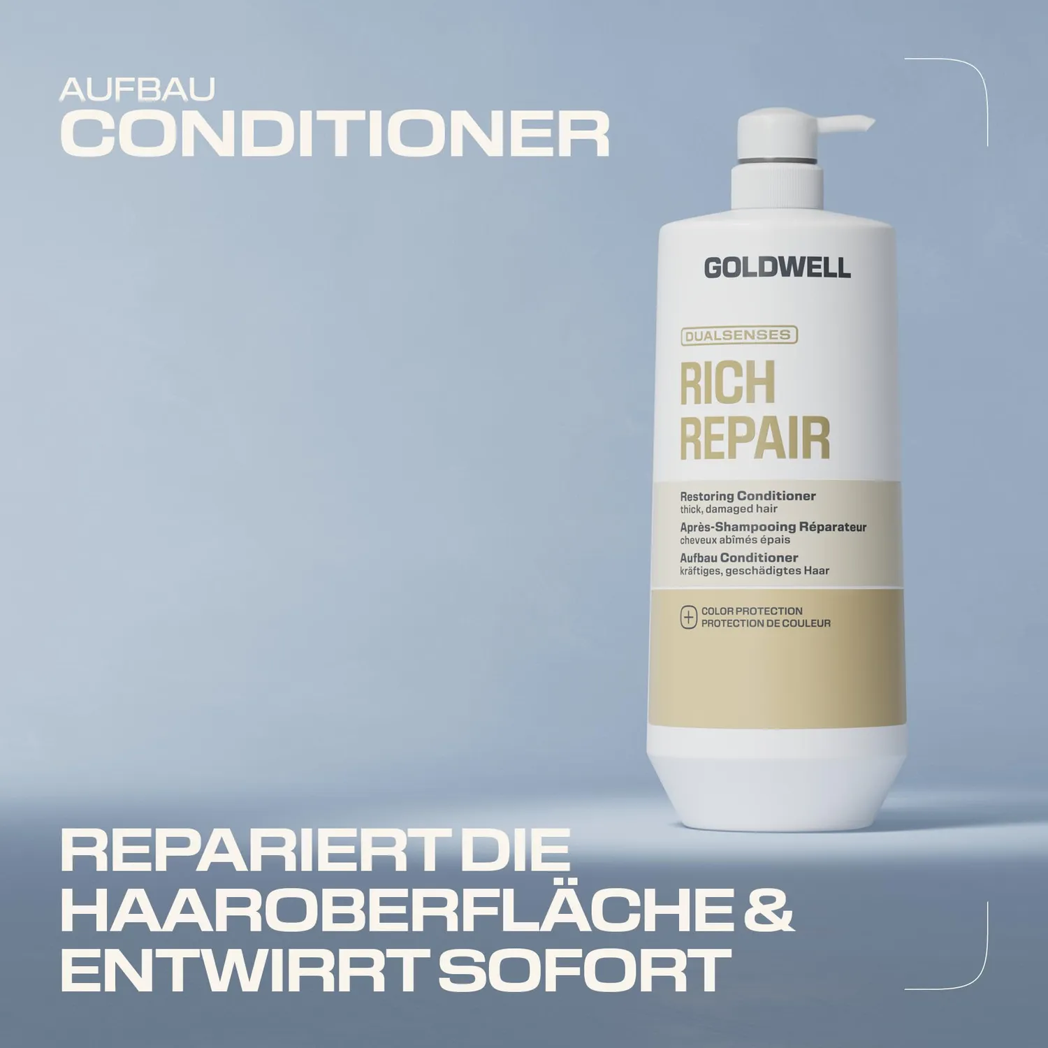 Goldwell Dualsenses Rich Repair Conditioner 1000 ml trockenes Haar