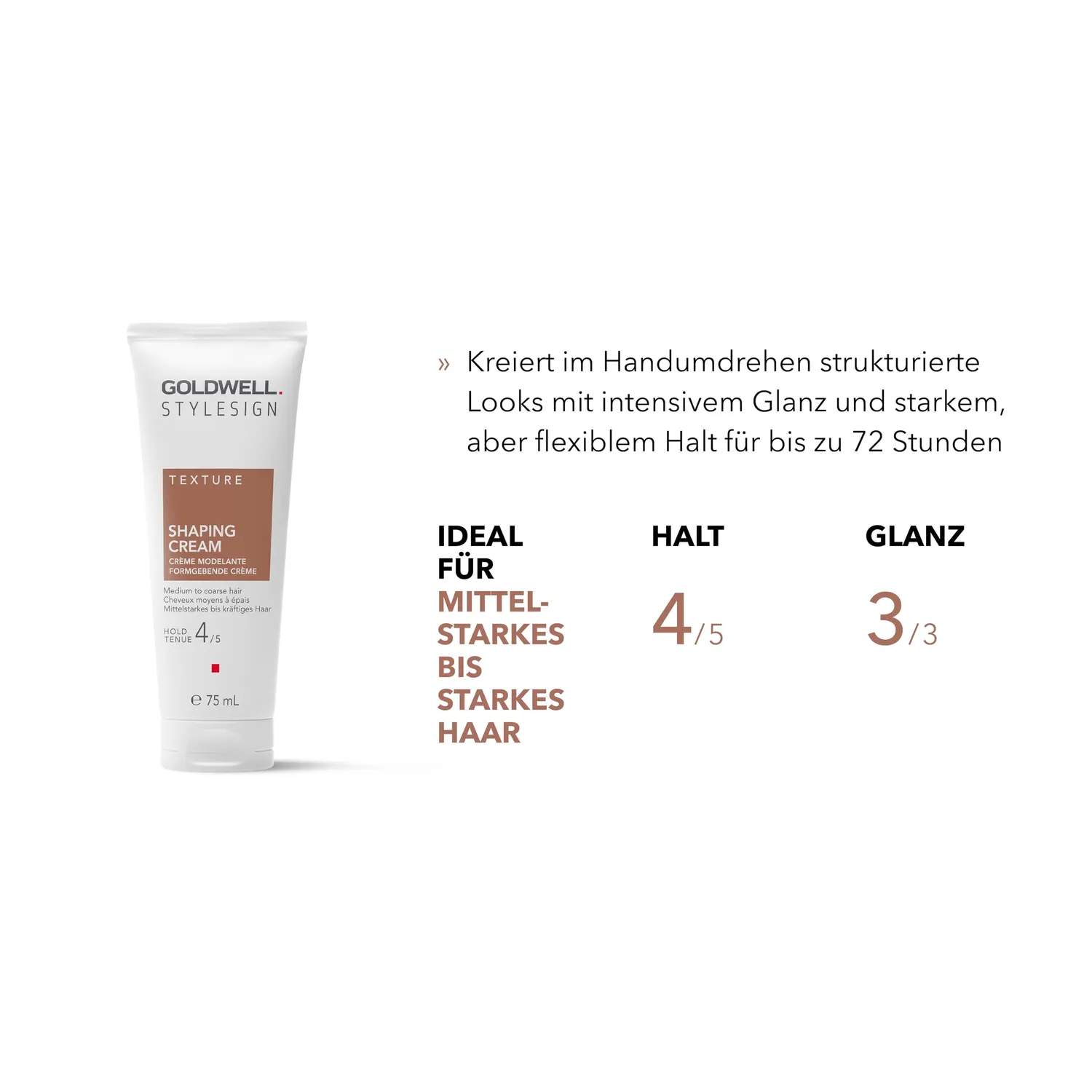 Goldwell StyleSign Shaping Cream Textur 75 ml flexibler Halt