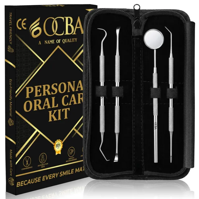 OCBA Zahnarzt Instrumente Zahnreinigungsset 4-teilig