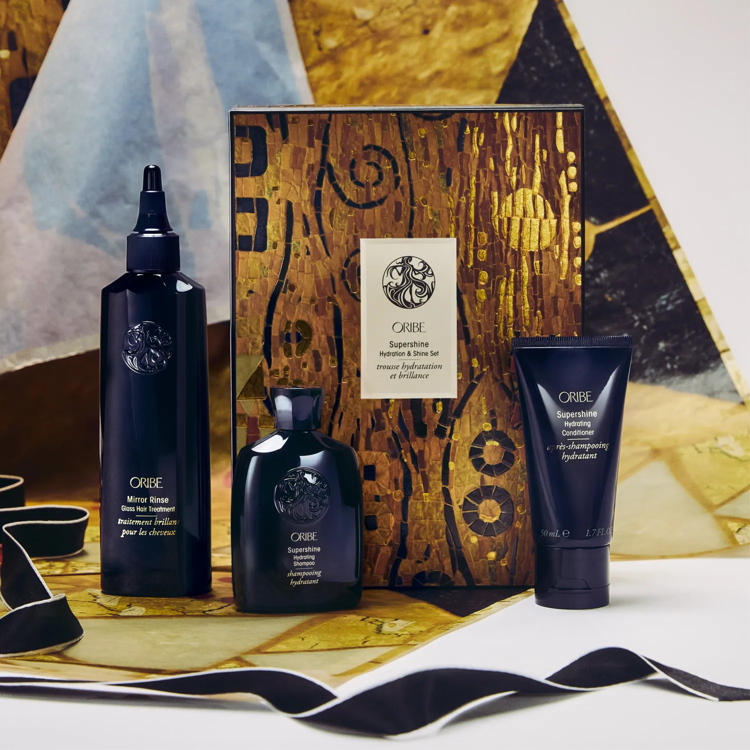 Oribe Supershine Hydration & Shine Haar-Set 3-teilig feuchtigkeitsspendend