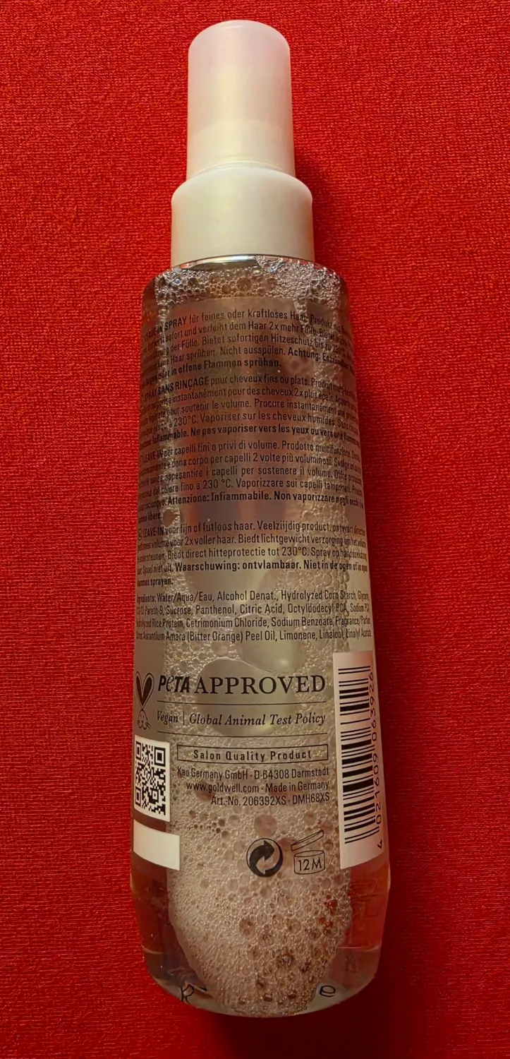 Goldwell Dualsenses Ultra Volume Spray feines Haar mit Reisprotein
