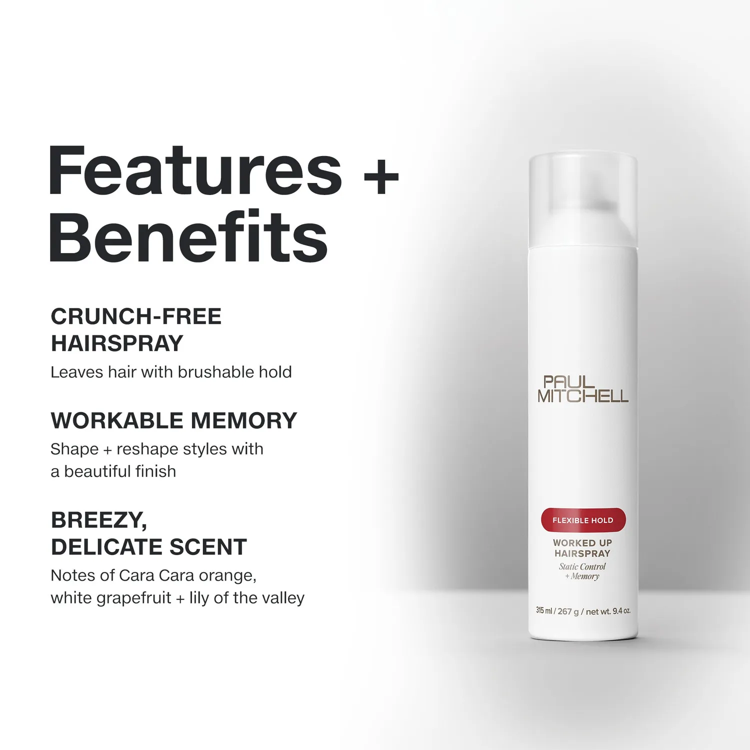 Paul Mitchell Worked Up Haarspray 280 ml flexibler Halt