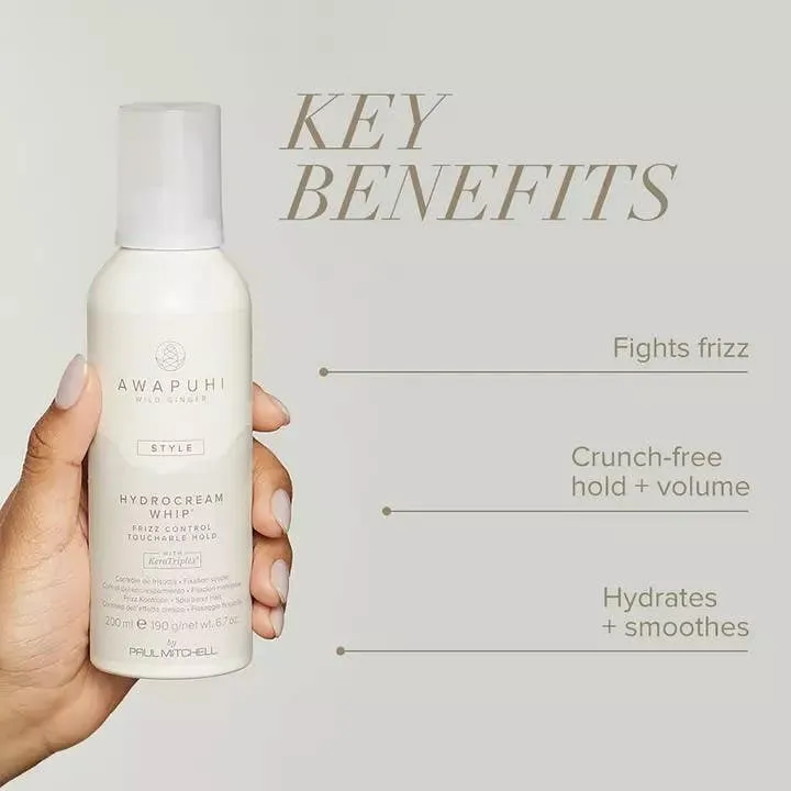 Paul Mitchell Awapuhi HydroCream Whip Mousse 200 ml Anti-Frizz