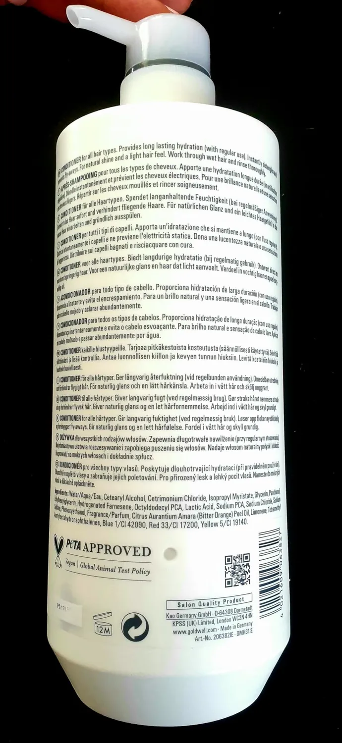 Goldwell Dualsenses Pure Hydration Conditioner 1 l trockenes Haar