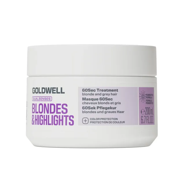 Goldwell Dualsenses Blondes & Highlights 60 Sek Haarkur 200 ml Anti-Gelbstich