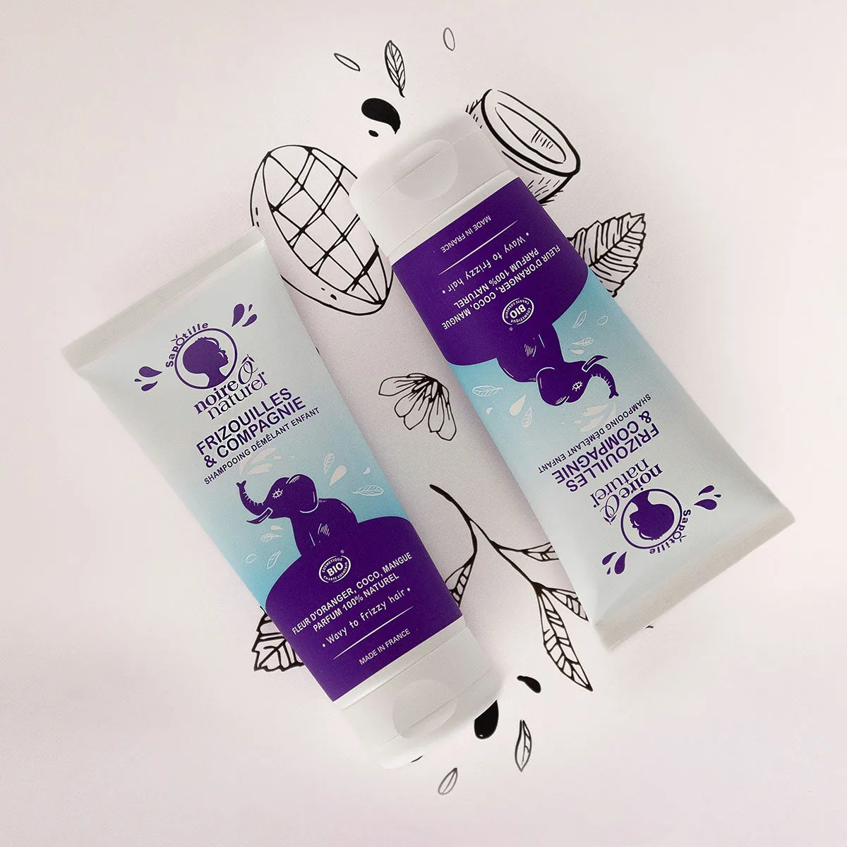 Noireônaturel Sapotille Frizouilles Duo-Shampoo 2er-Set
