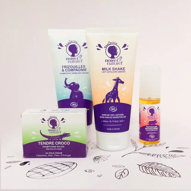 Noireônaturel Sapotille Kinder Pflegeset Bio Routine 3-tlg