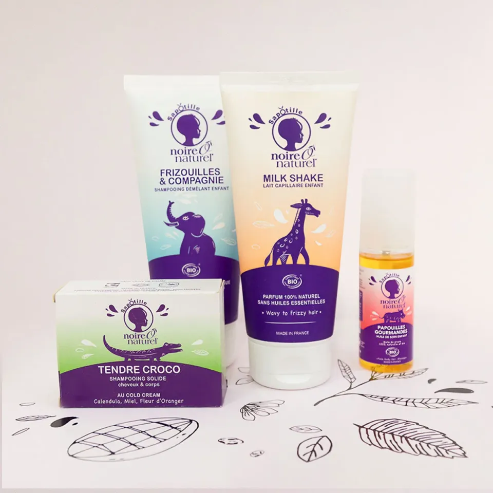 Noireônaturel Sapotille Kinder Pflegeset Bio Routine 3-tlg