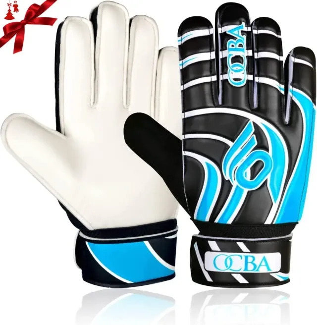 OCBA Torwarthandschuhe Kinder Fingerschutz Grip
