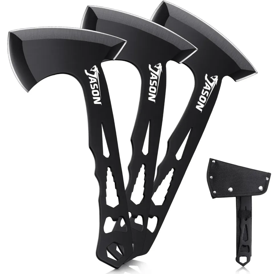 Jason Camping Axt Set Beil 3 Stück 26 cm Edelstahl
