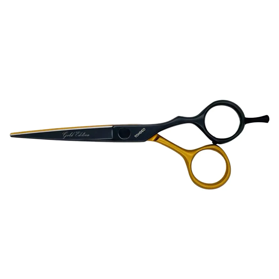 Tondeo Mythos Gold Edition Haarschere 5,5 schwarz-gold