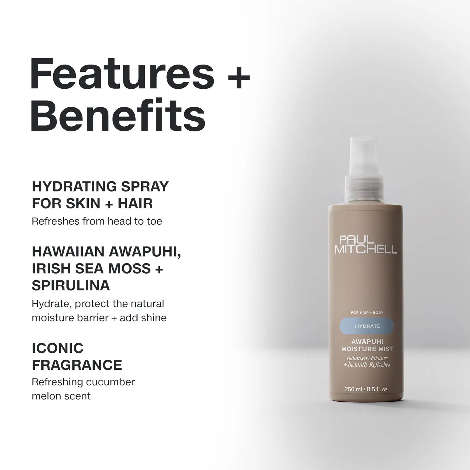 Paul Mitchell Awapuhi Moisture Mist Spray 8,5 fl. oz. Feuchtigkeit