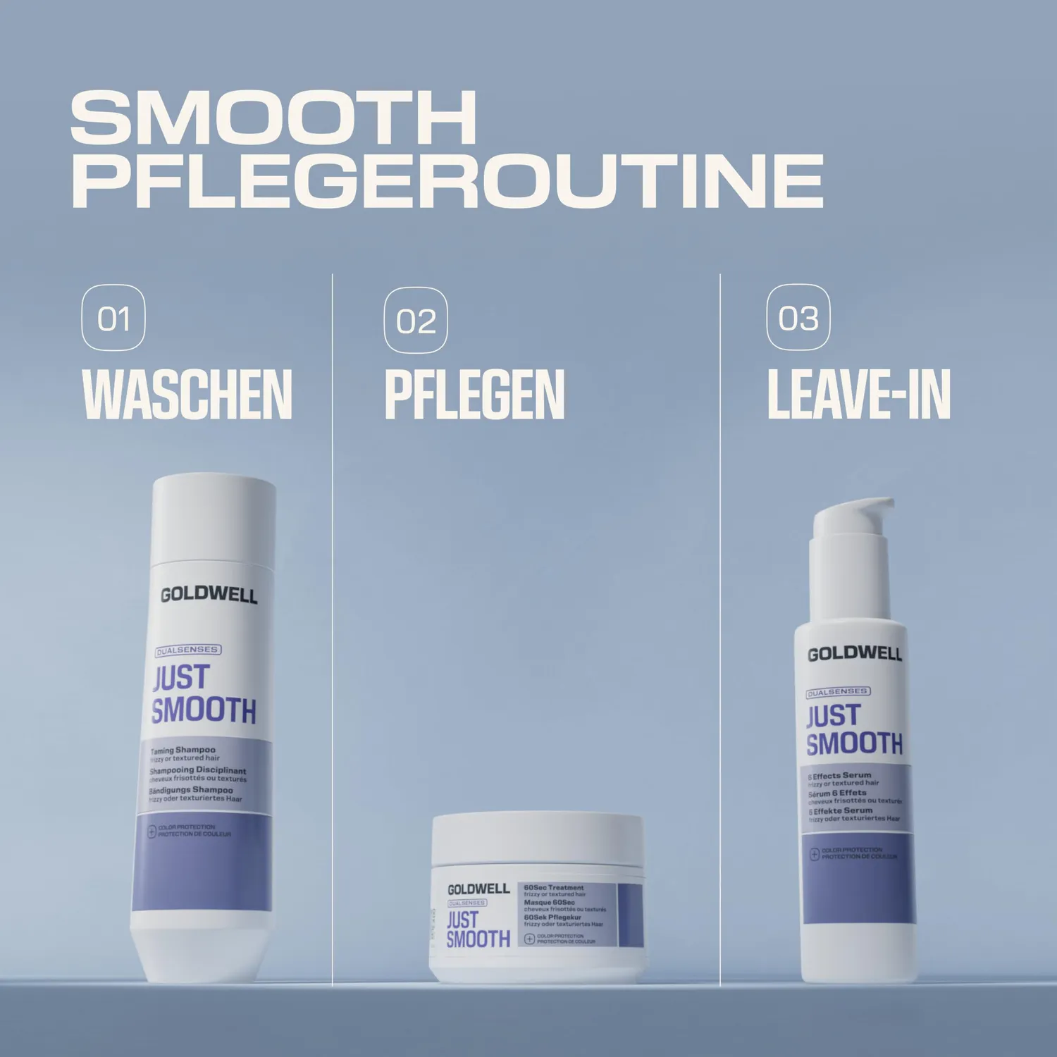 Goldwell Dualsenses Just Smooth 60 Sek Kur Frizziges Haar