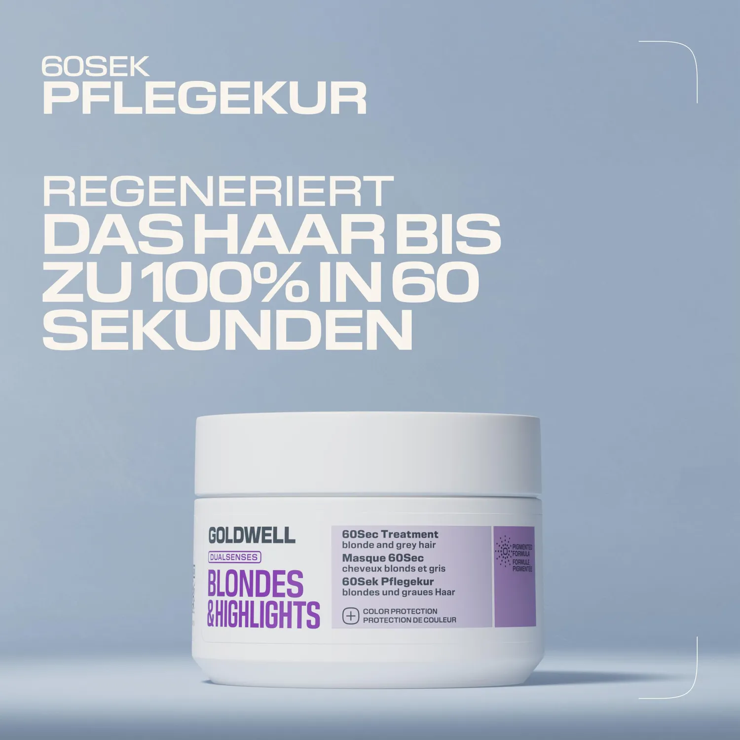 Goldwell Dualsenses Blondes & Highlights 60 Sek Haarkur 200 ml Anti-Gelbstich