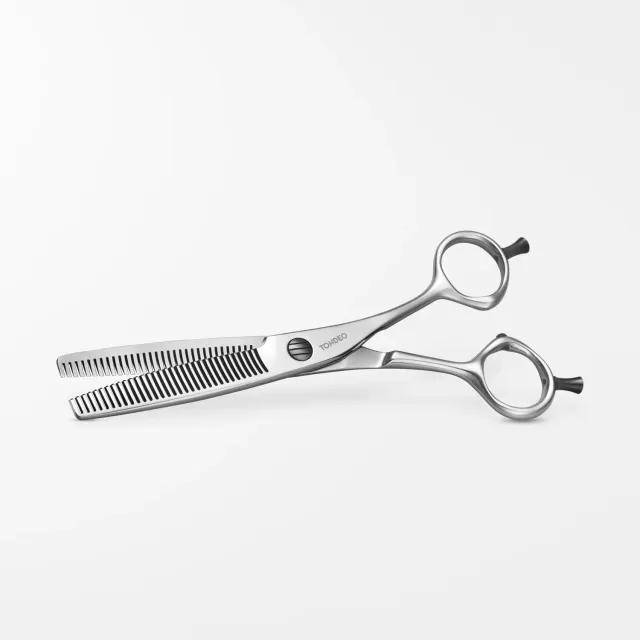 Tondeo Supra Doppeleffi Modellierschere Silber Zweiseitig
