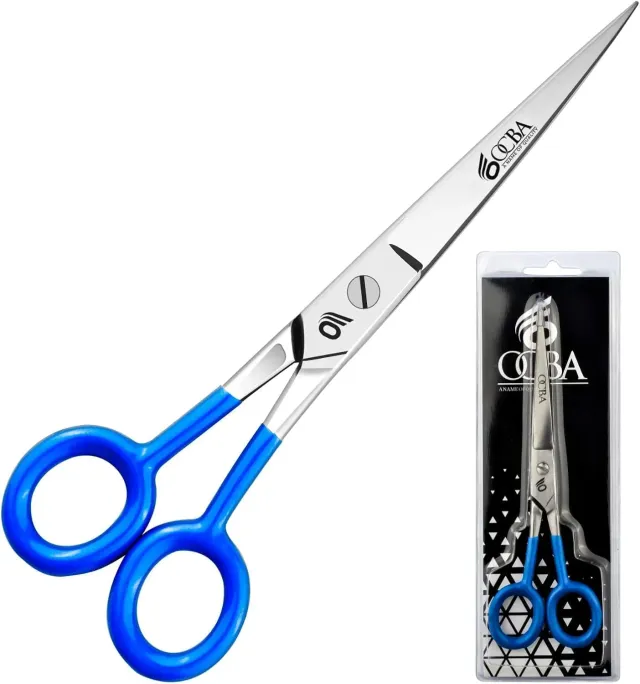 OCBA Friseurschere 6 Zoll Haarschneideschere Edelstahl silber