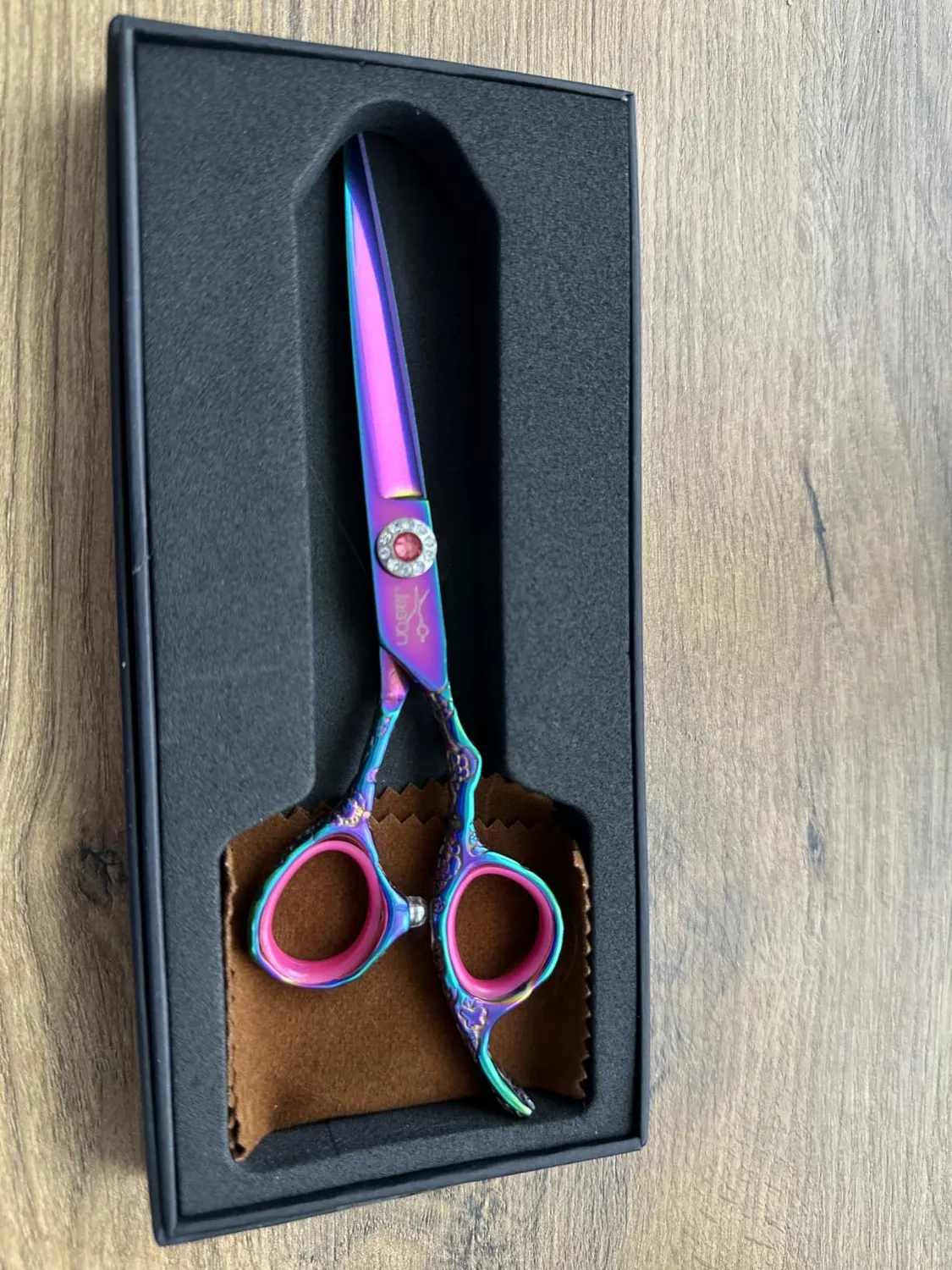 JASON Profi Friseurscheren Set 6,5 Zoll Schwarzes Gold