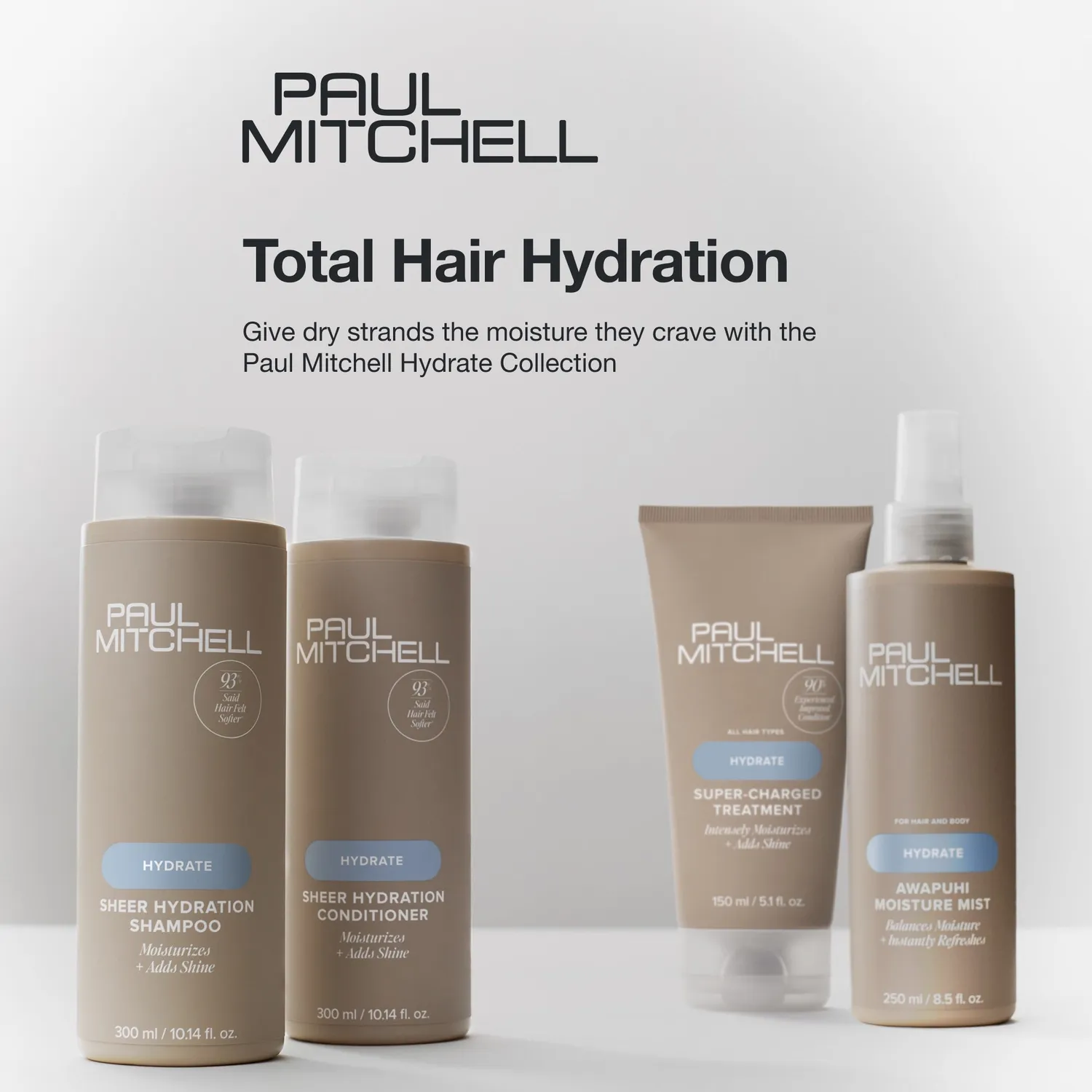 Paul Mitchell Sheer Hydration Shampoo 1 L feuchtigkeitsspendend