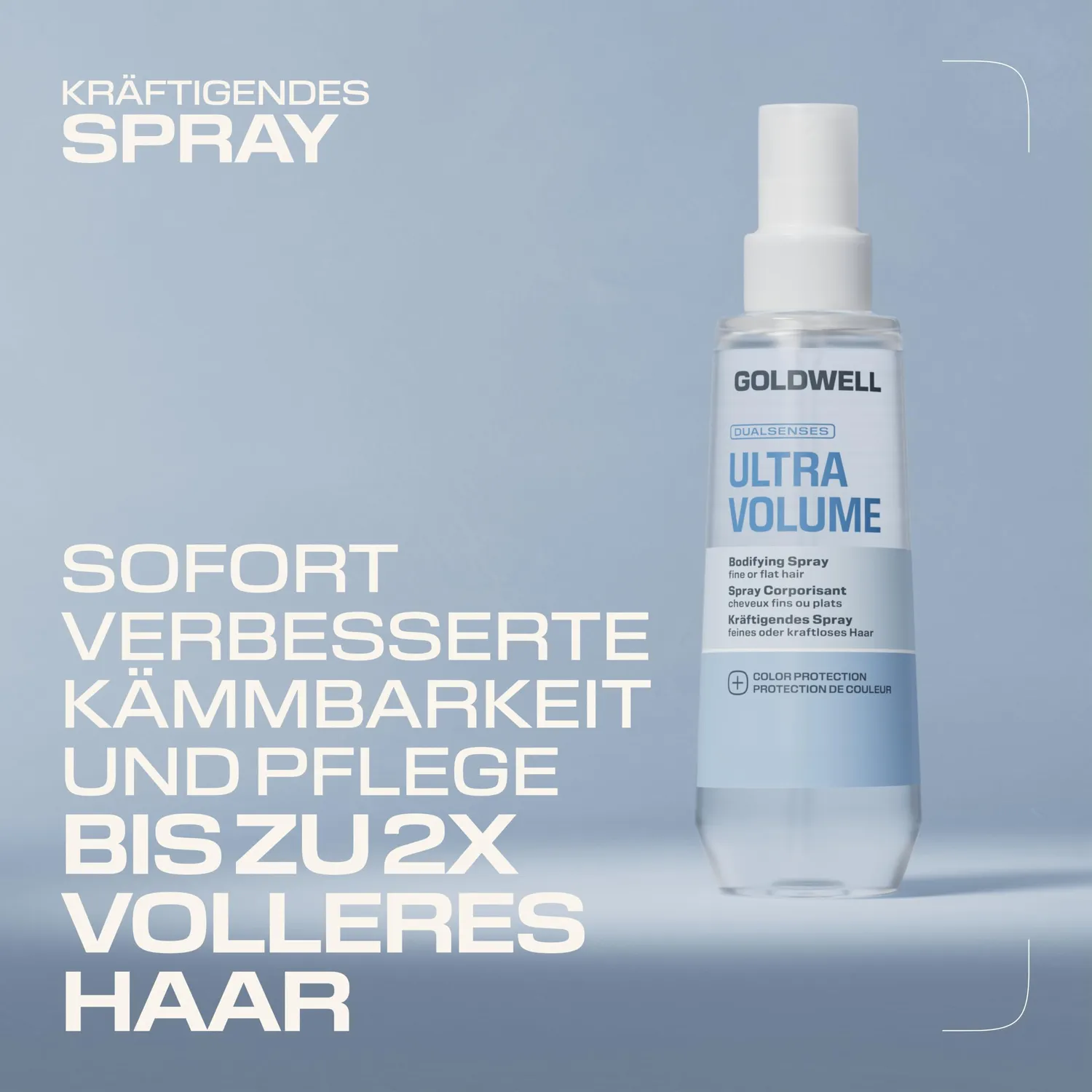 Goldwell Dualsenses Ultra Volume Spray feines Haar mit Reisprotein